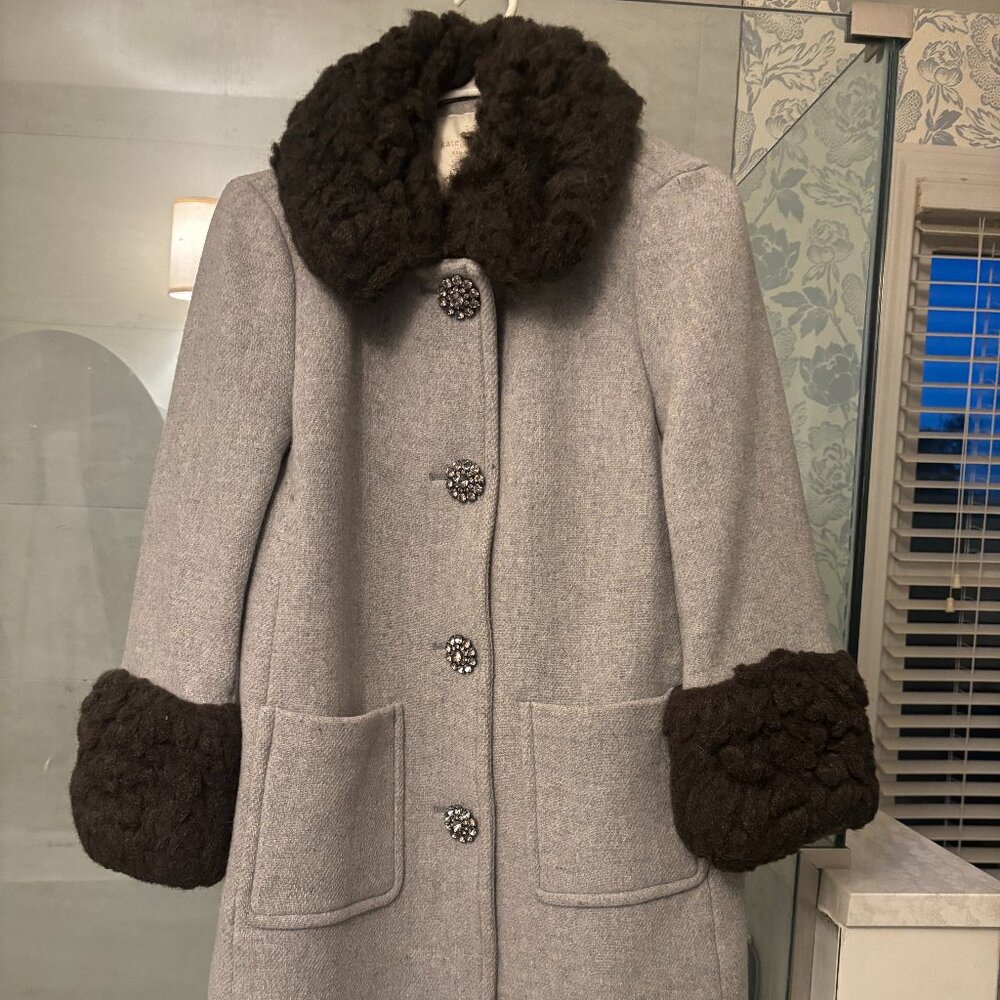 Kate Spade grey wool coat